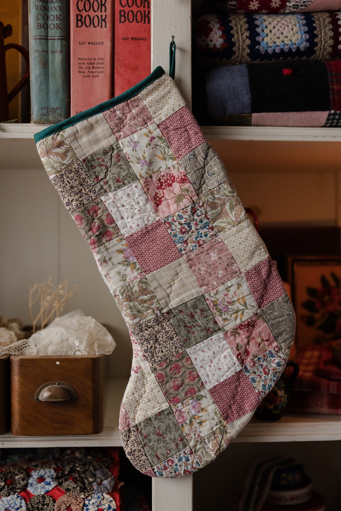 Heirloom Quilt Stocking