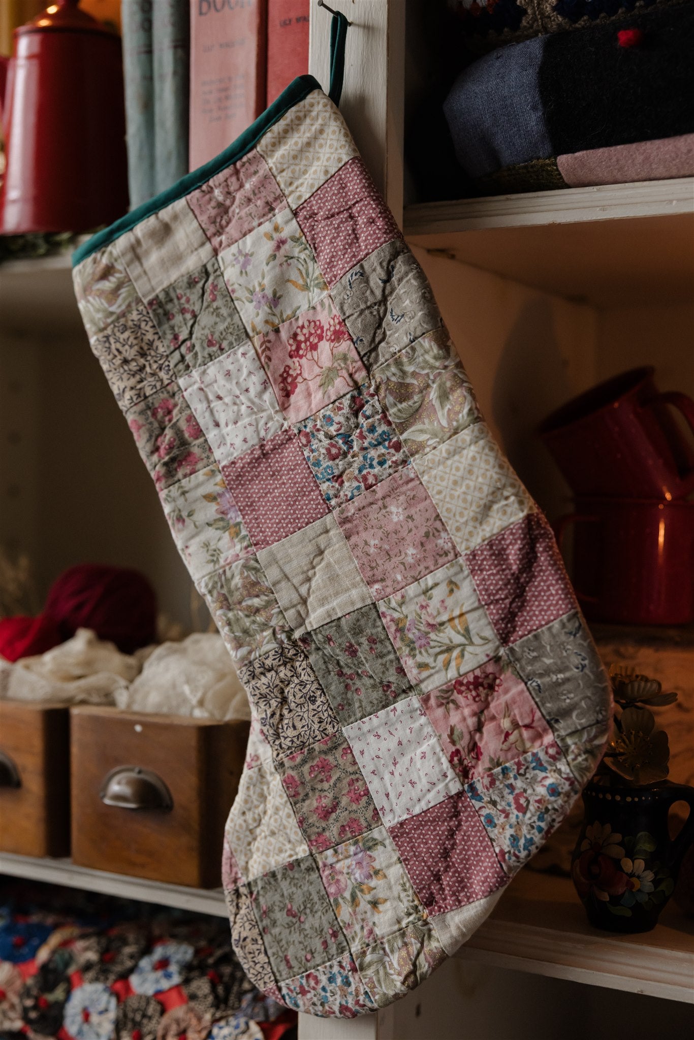 Heirloom Quilt Stocking