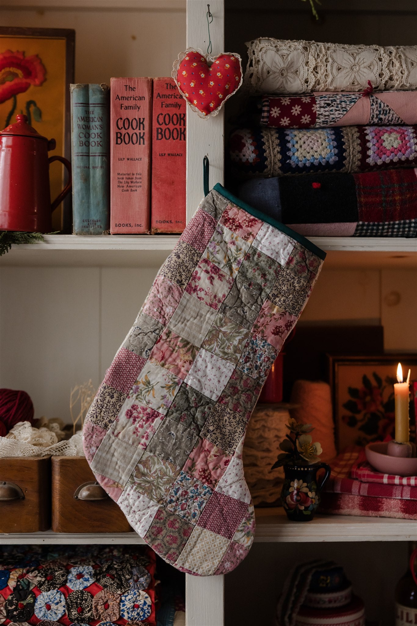 Heirloom Quilt Stocking