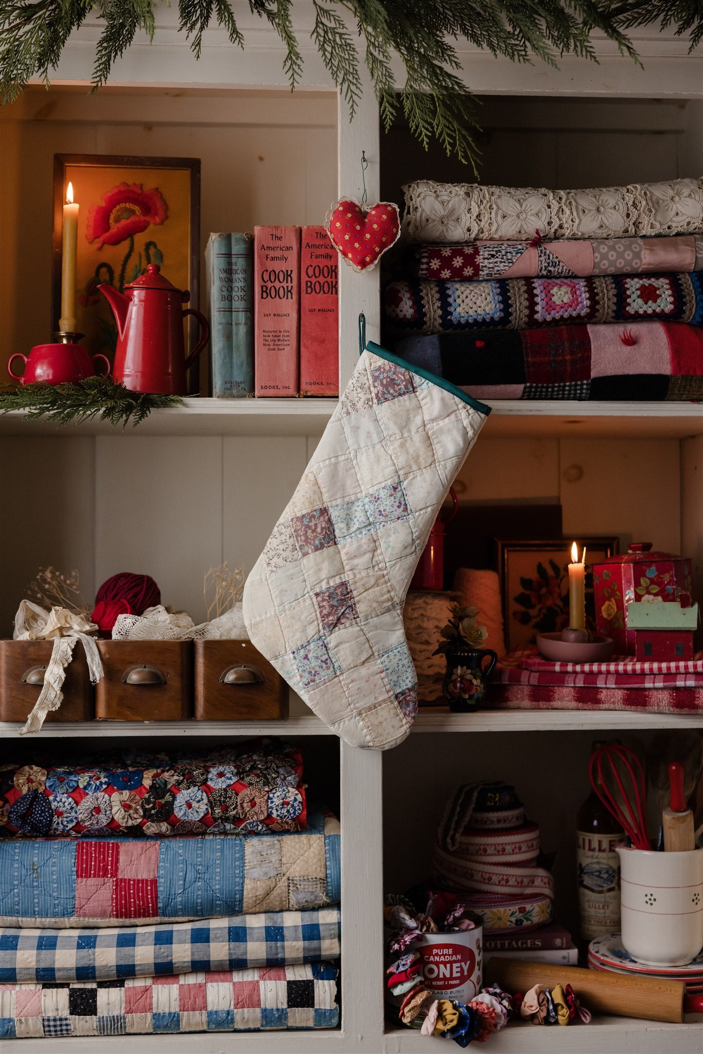 Heirloom Quilt Stocking