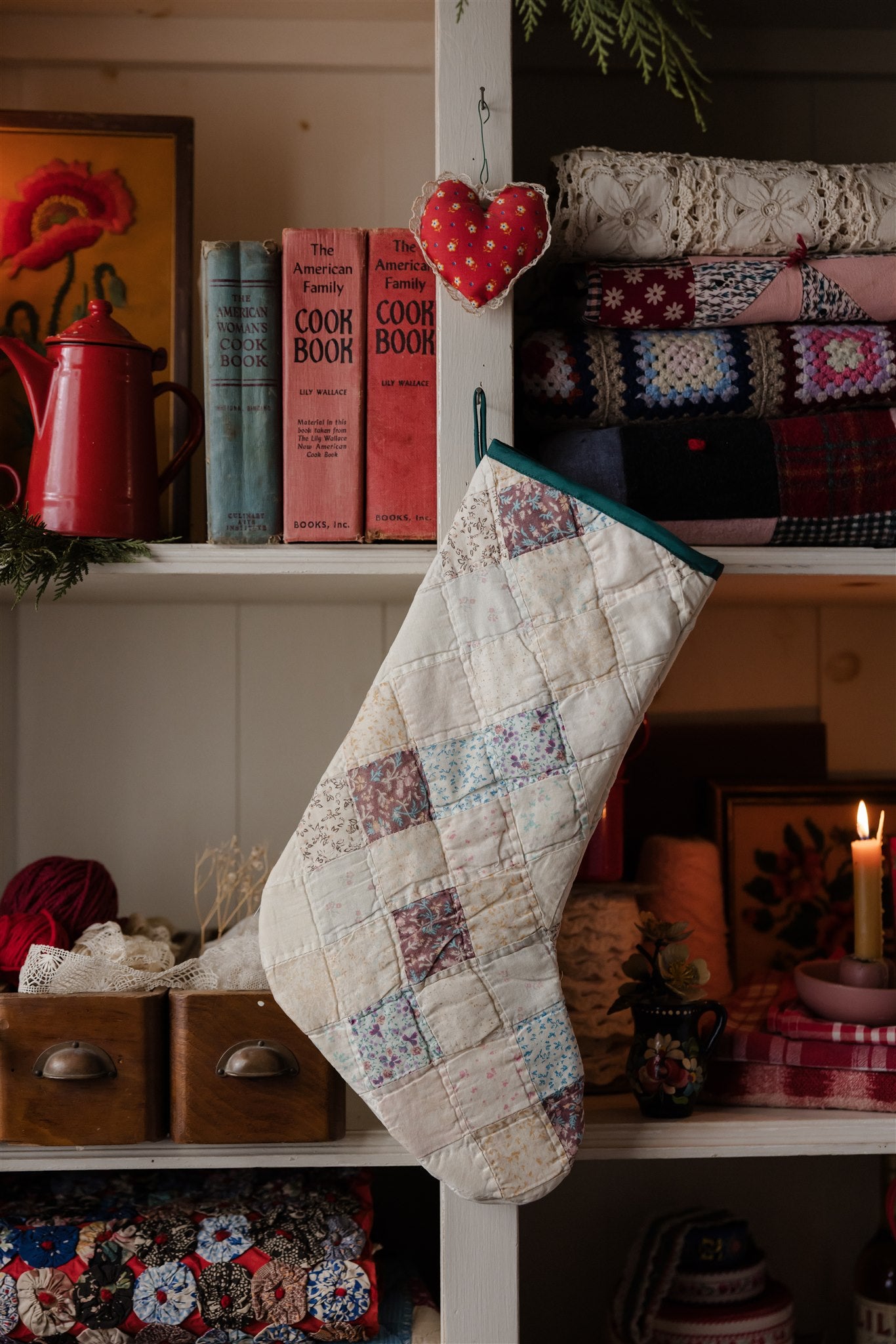 Heirloom Quilt Stocking