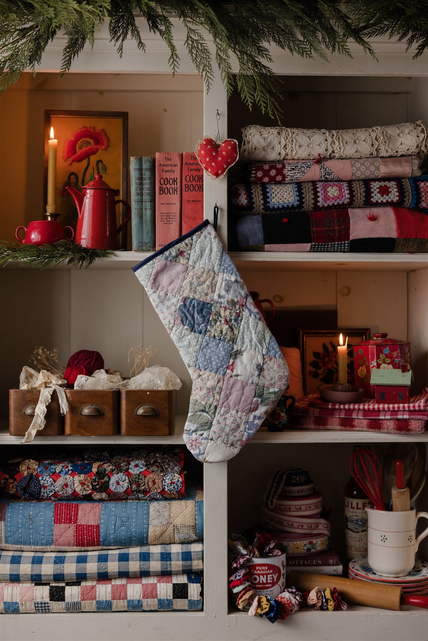 Heirloom Quilt Stocking