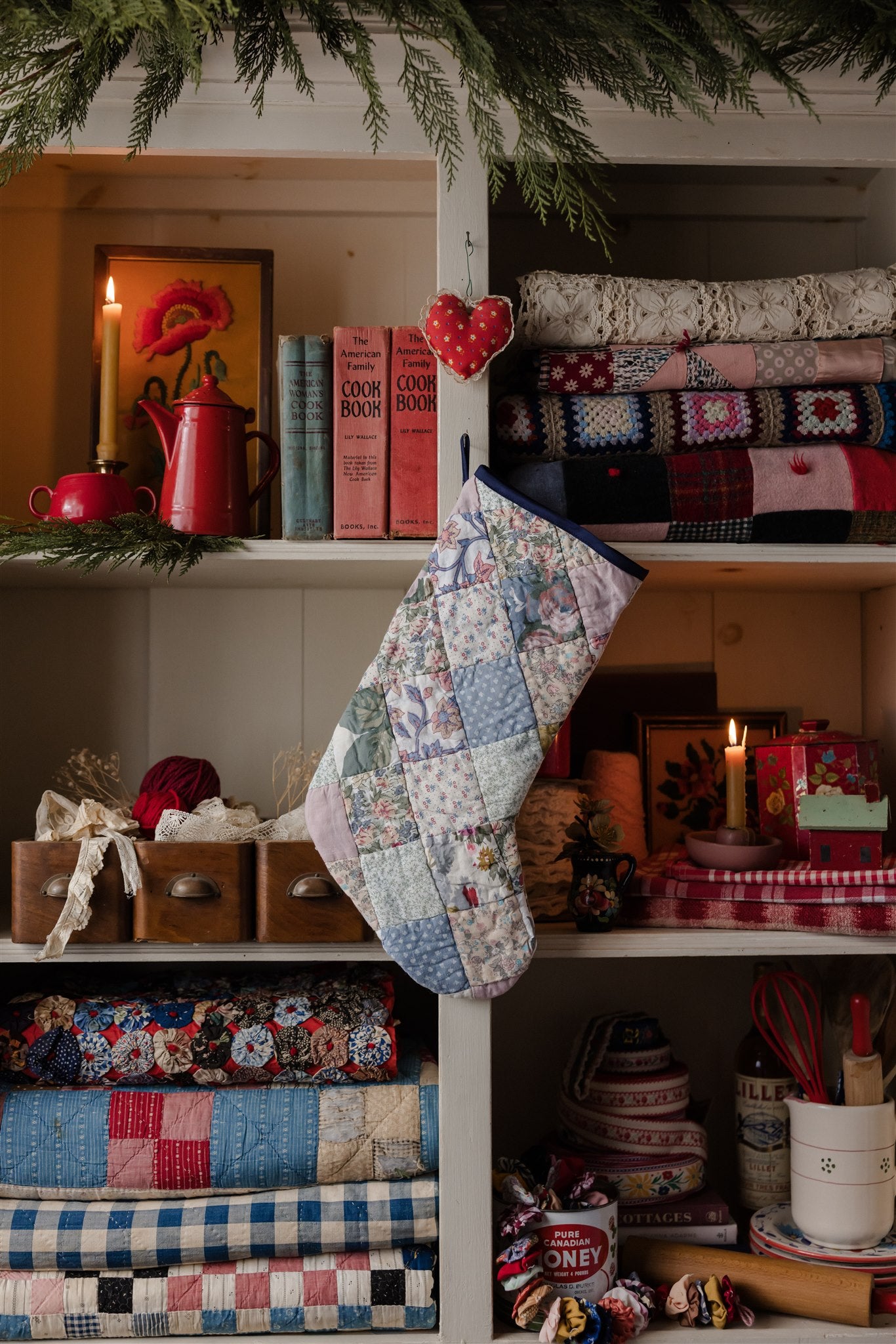 Heirloom Quilt Stocking