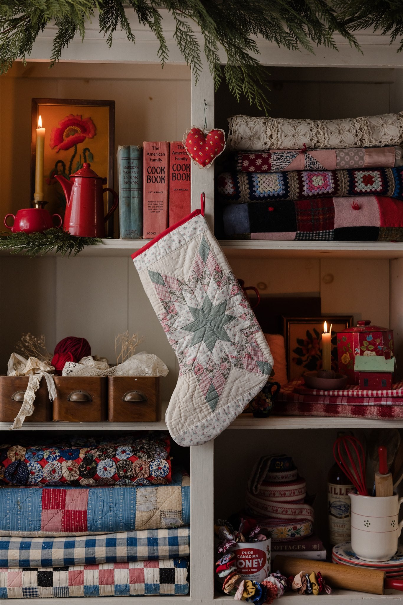 Heirloom Quilt Stocking