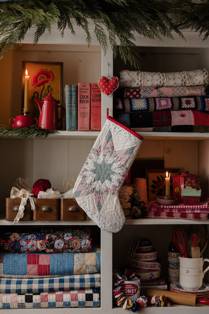 Heirloom Quilt Stocking