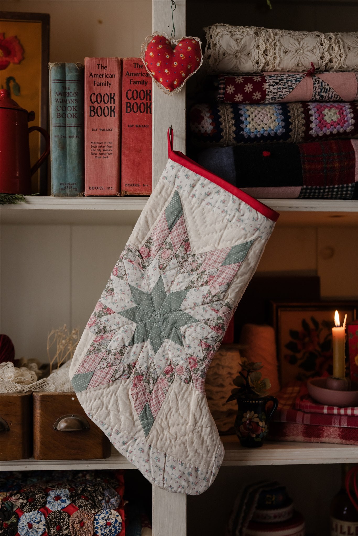 Heirloom Quilt Stocking