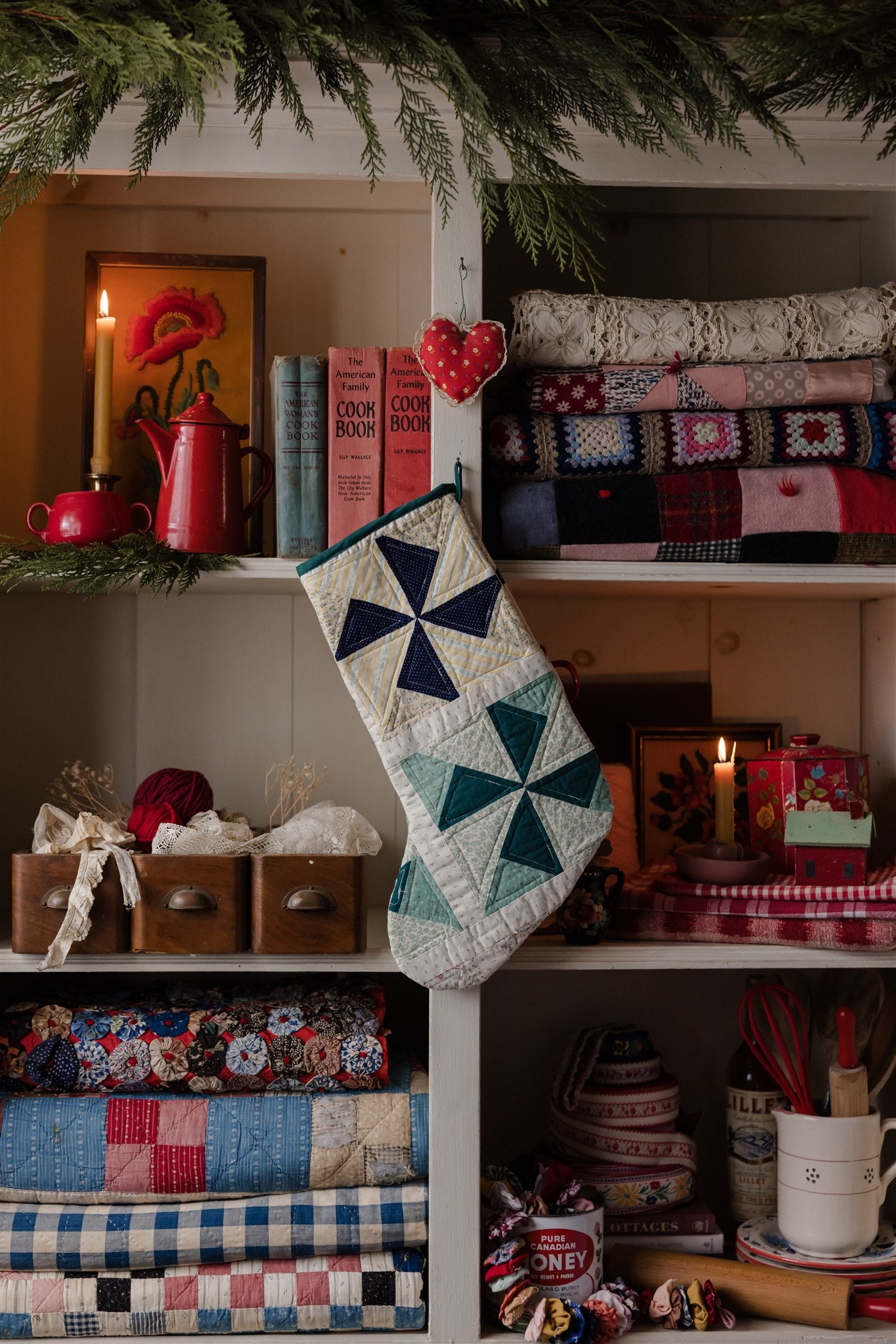 Heirloom Quilt Stocking