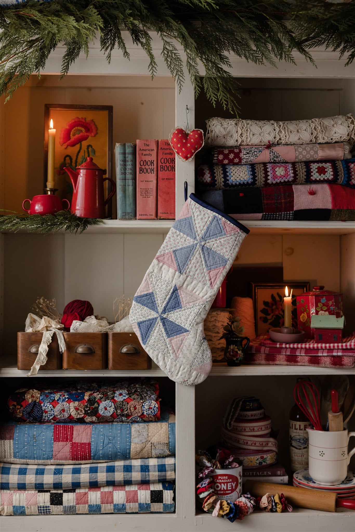 Heirloom Quilt Stocking