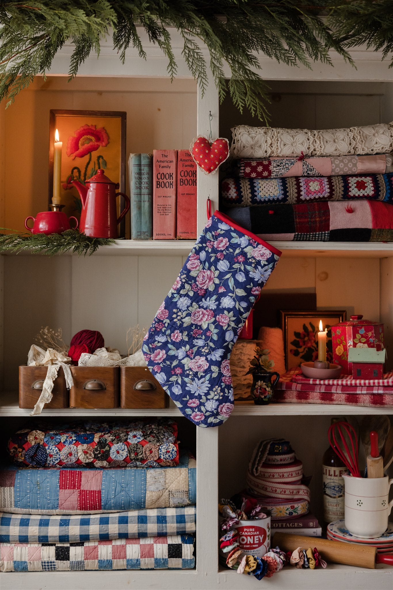 Heirloom Quilt Stocking