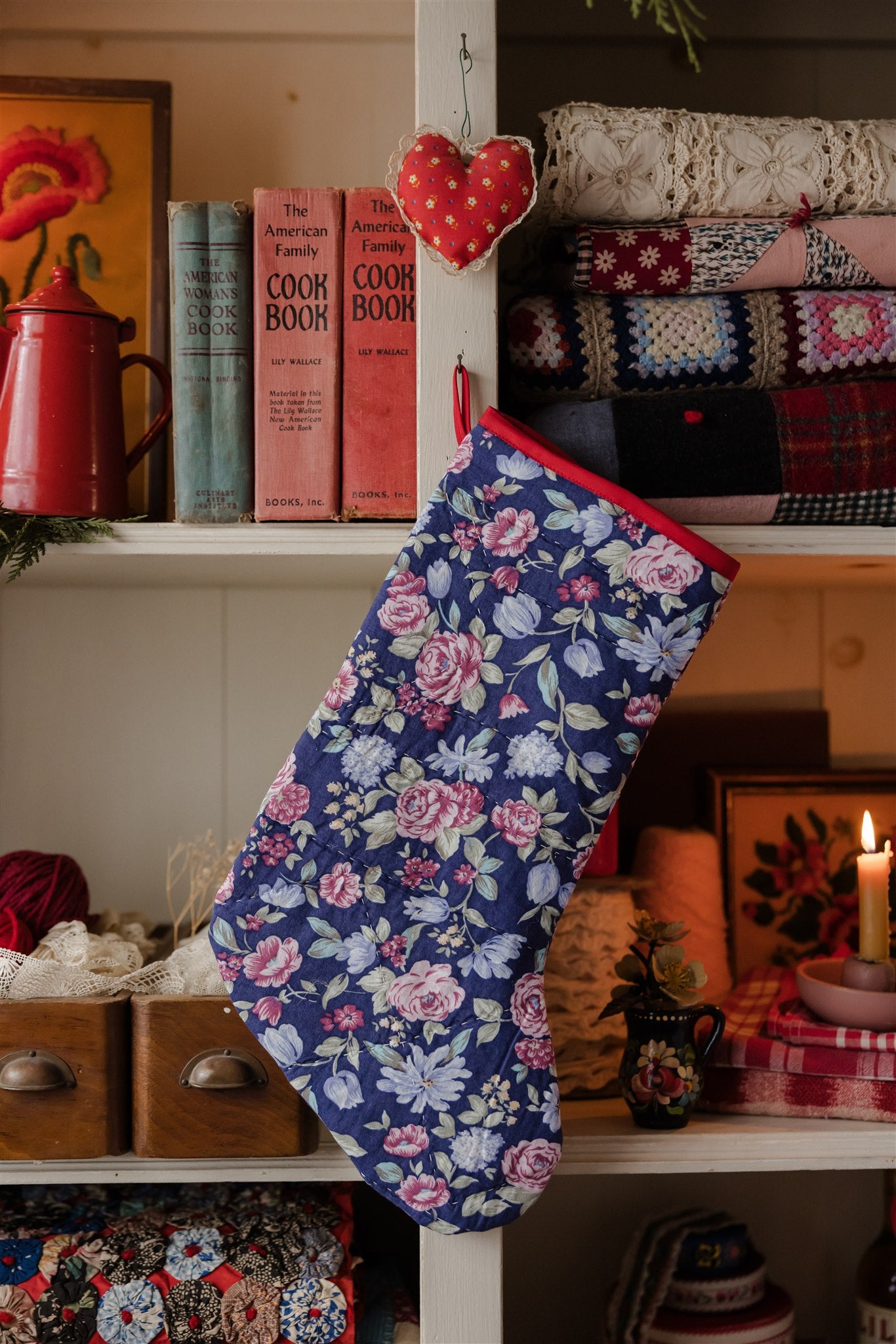 Heirloom Quilt Stocking