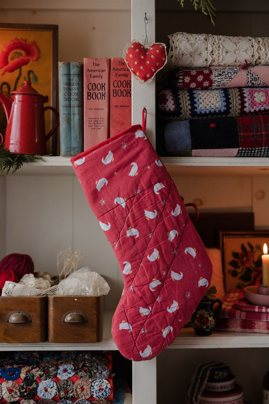 Heirloom Quilt Stocking