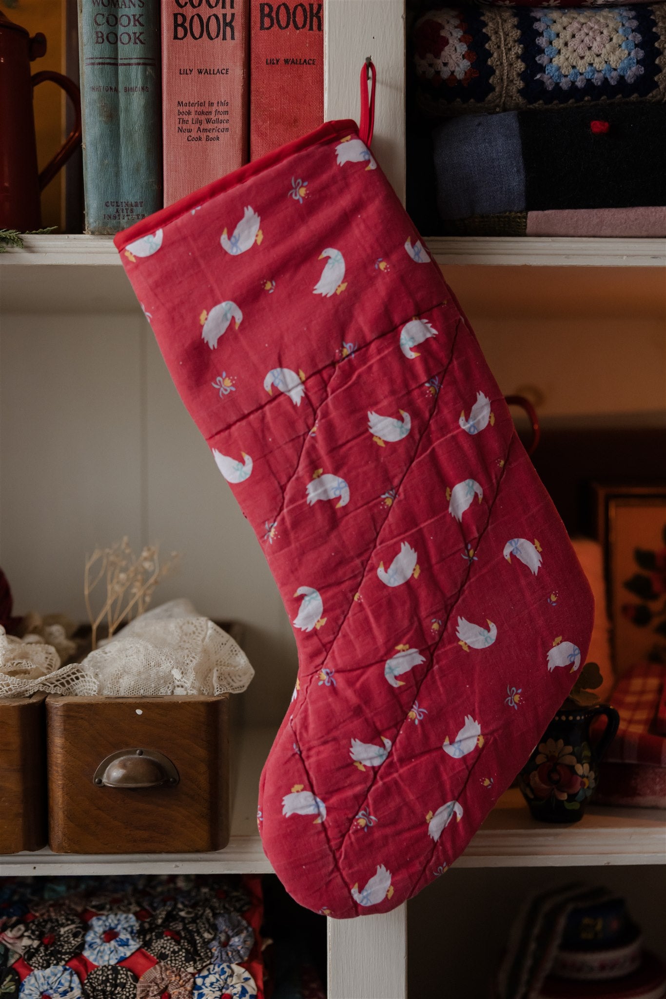 Heirloom Quilt Stocking