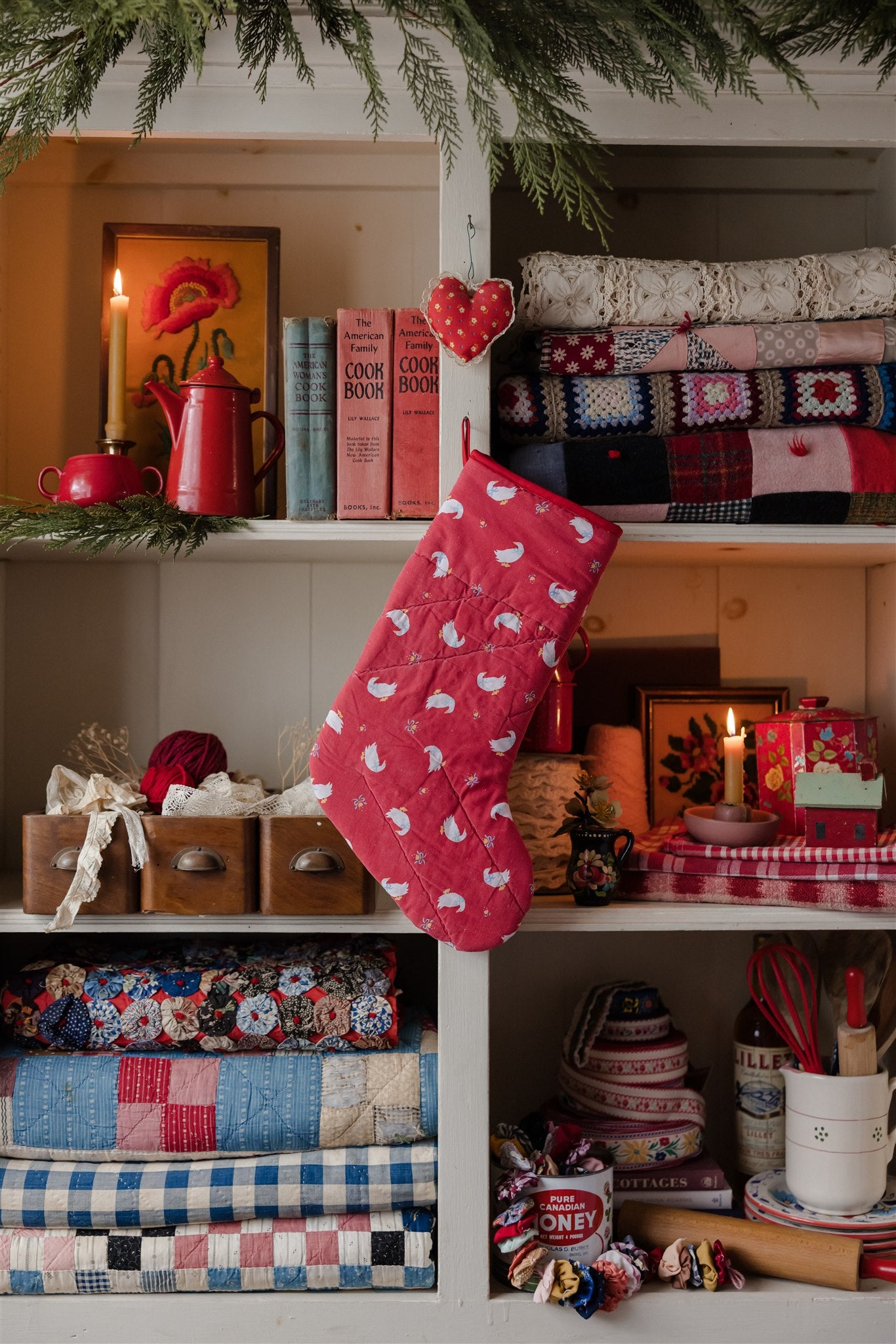 Heirloom Quilt Stocking