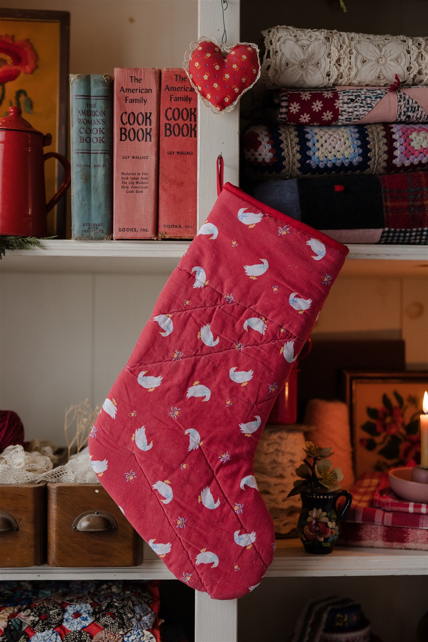 Heirloom Quilt Stocking