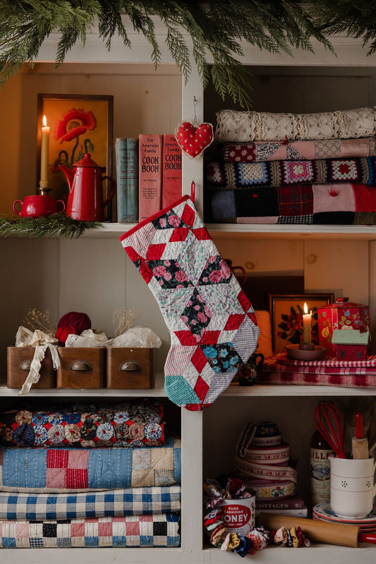 Heirloom Quilt Stocking