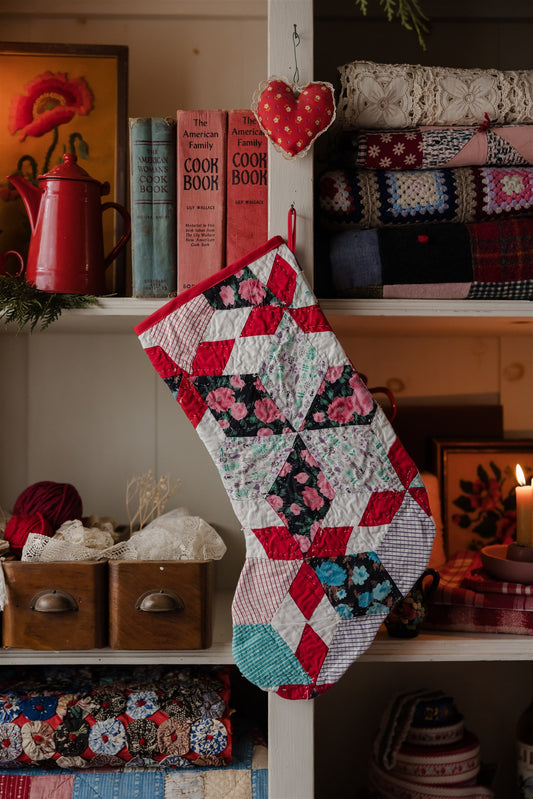 Heirloom Quilt Stocking