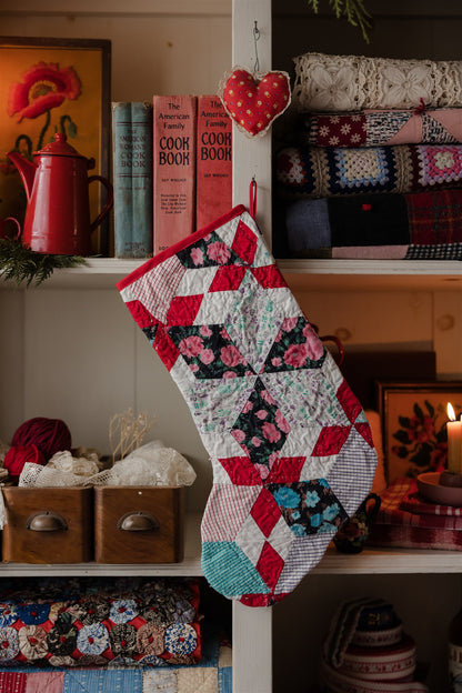 Heirloom Quilt Stocking