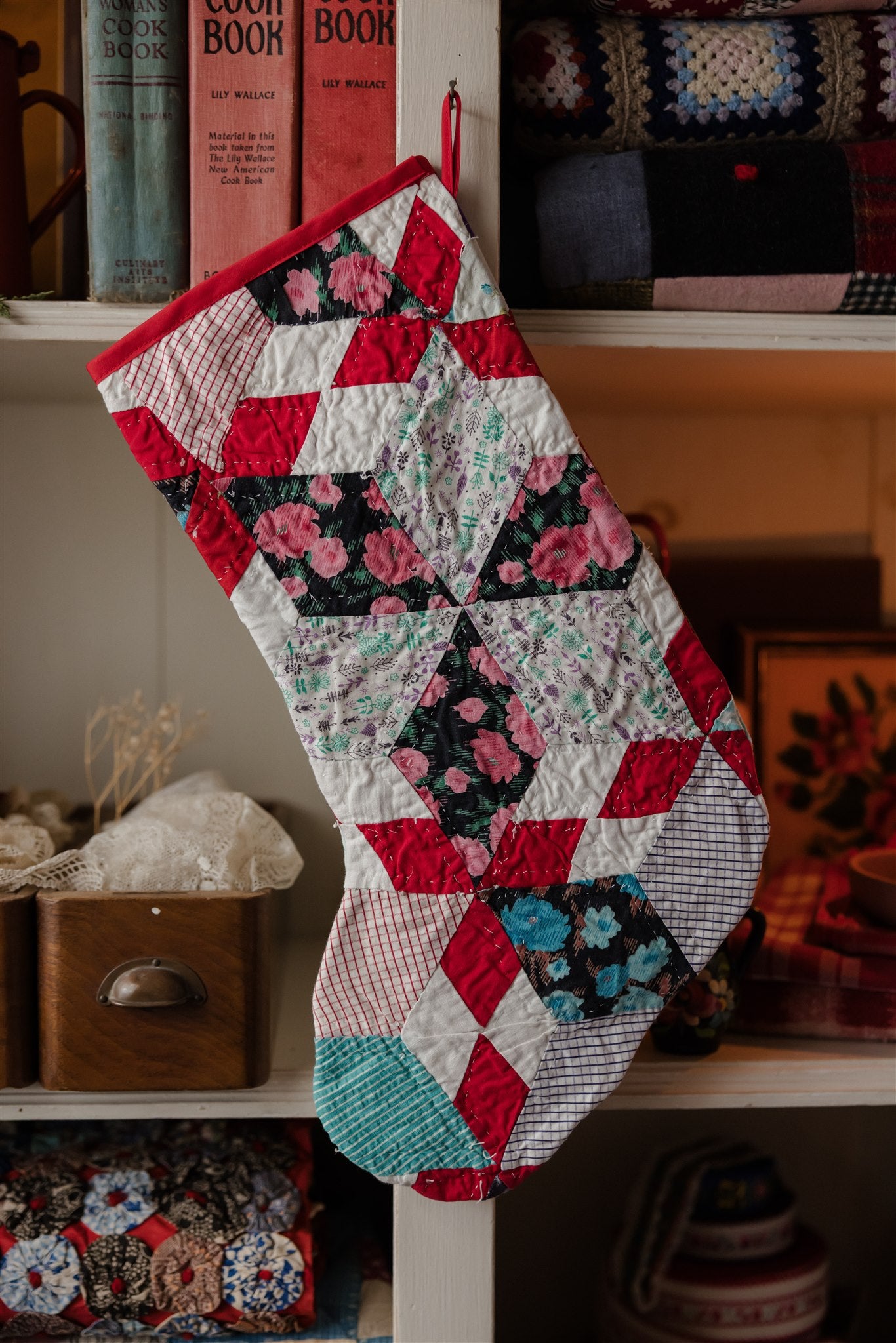 Heirloom Quilt Stocking