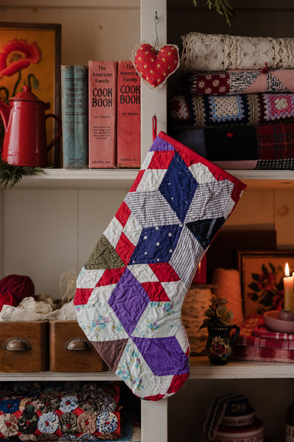 Heirloom Quilt Stocking