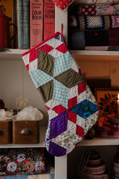 Heirloom Quilt Stocking