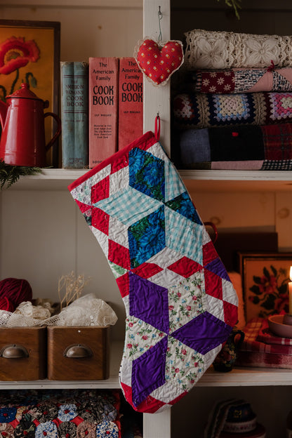 Heirloom Quilt Stocking