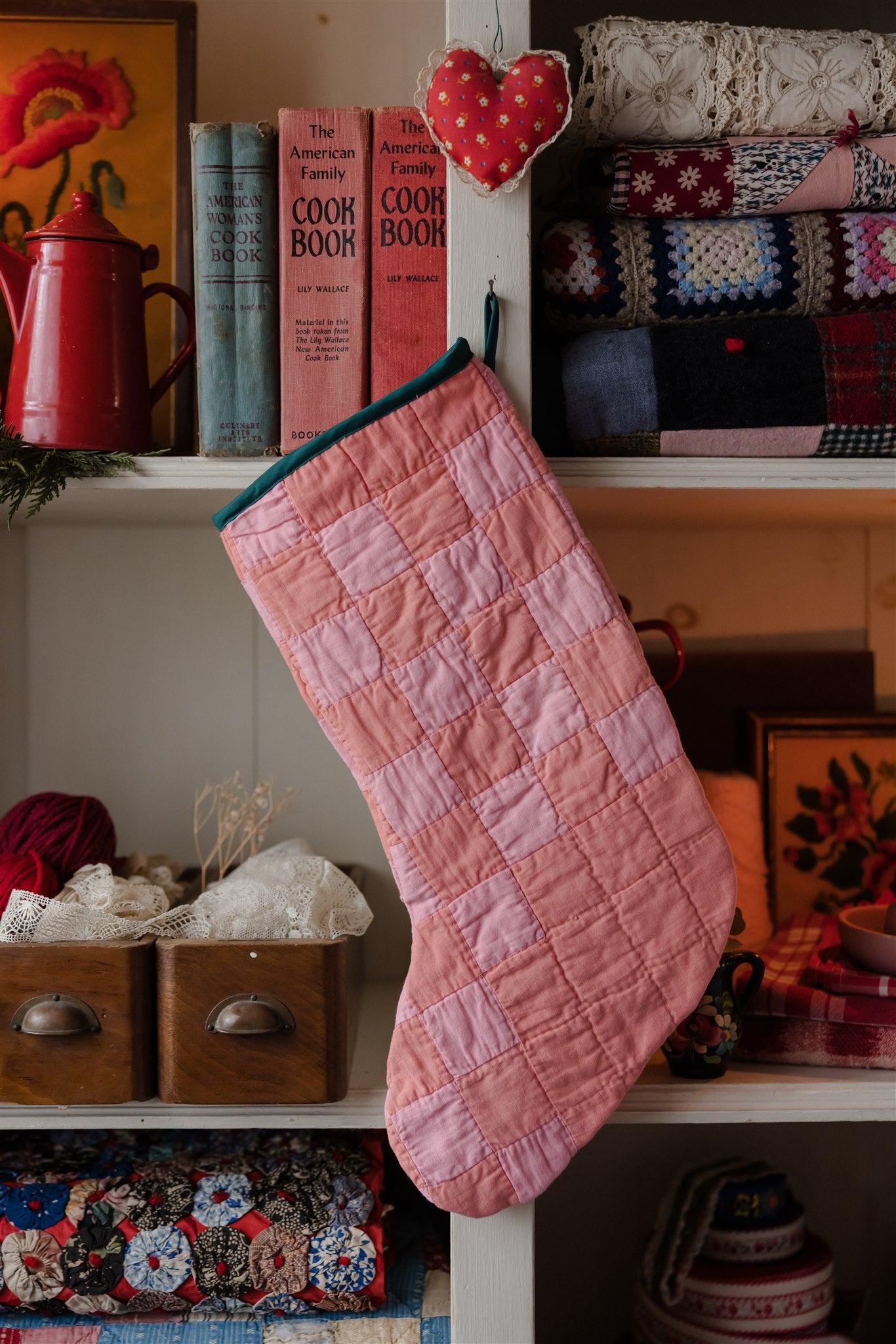 Heirloom Quilt Stocking