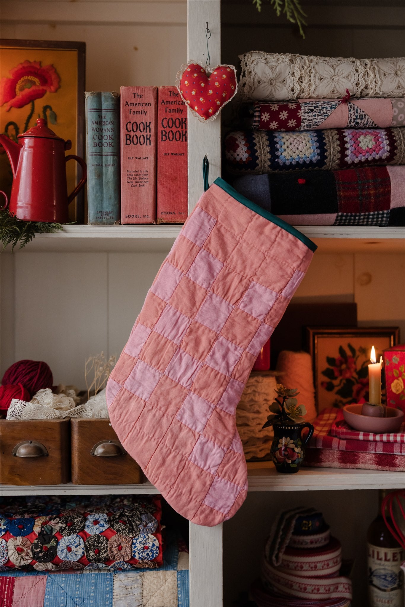 Heirloom Quilt Stocking