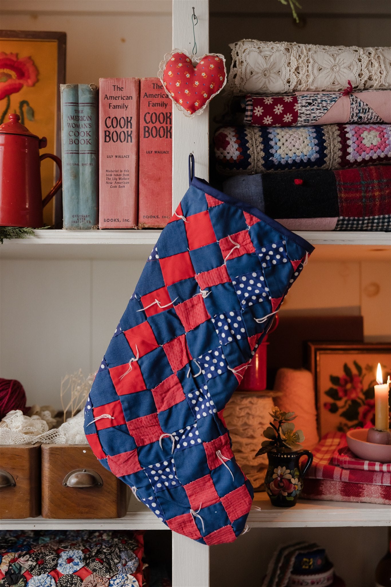 Heirloom Quilt Stocking