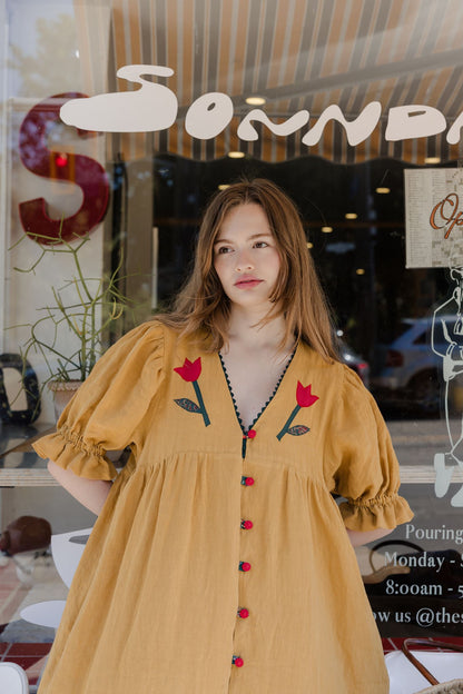 The Devon Dress | Saffron