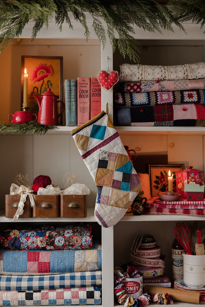Heirloom Quilt Stocking