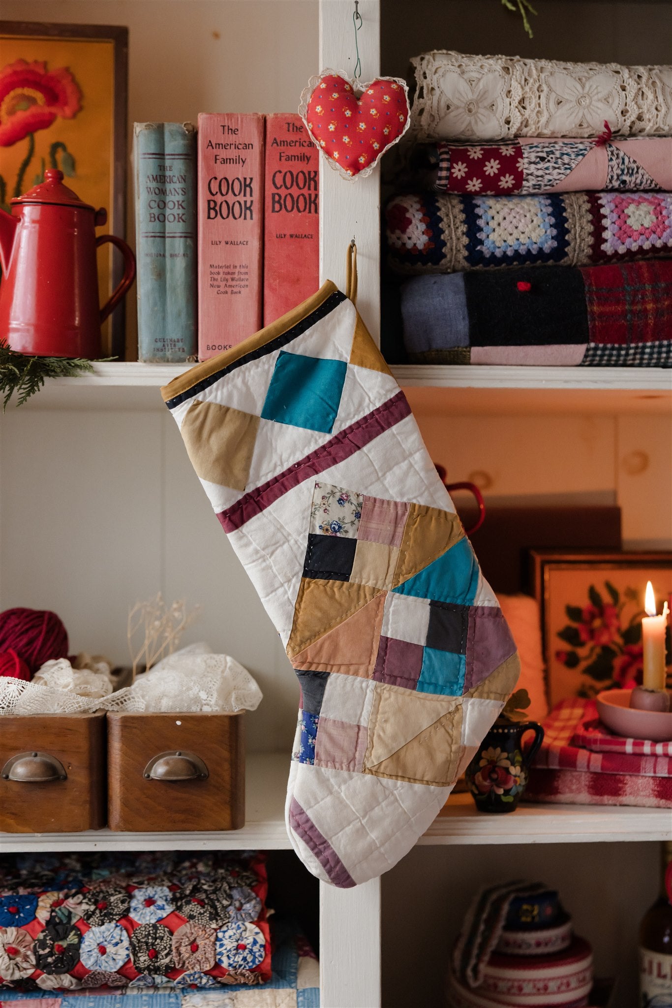 Heirloom Quilt Stocking