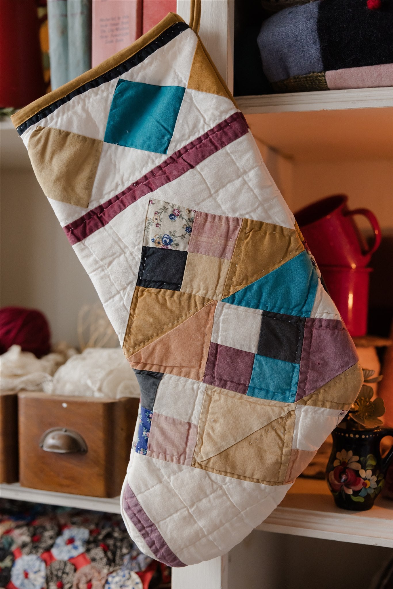 Heirloom Quilt Stocking