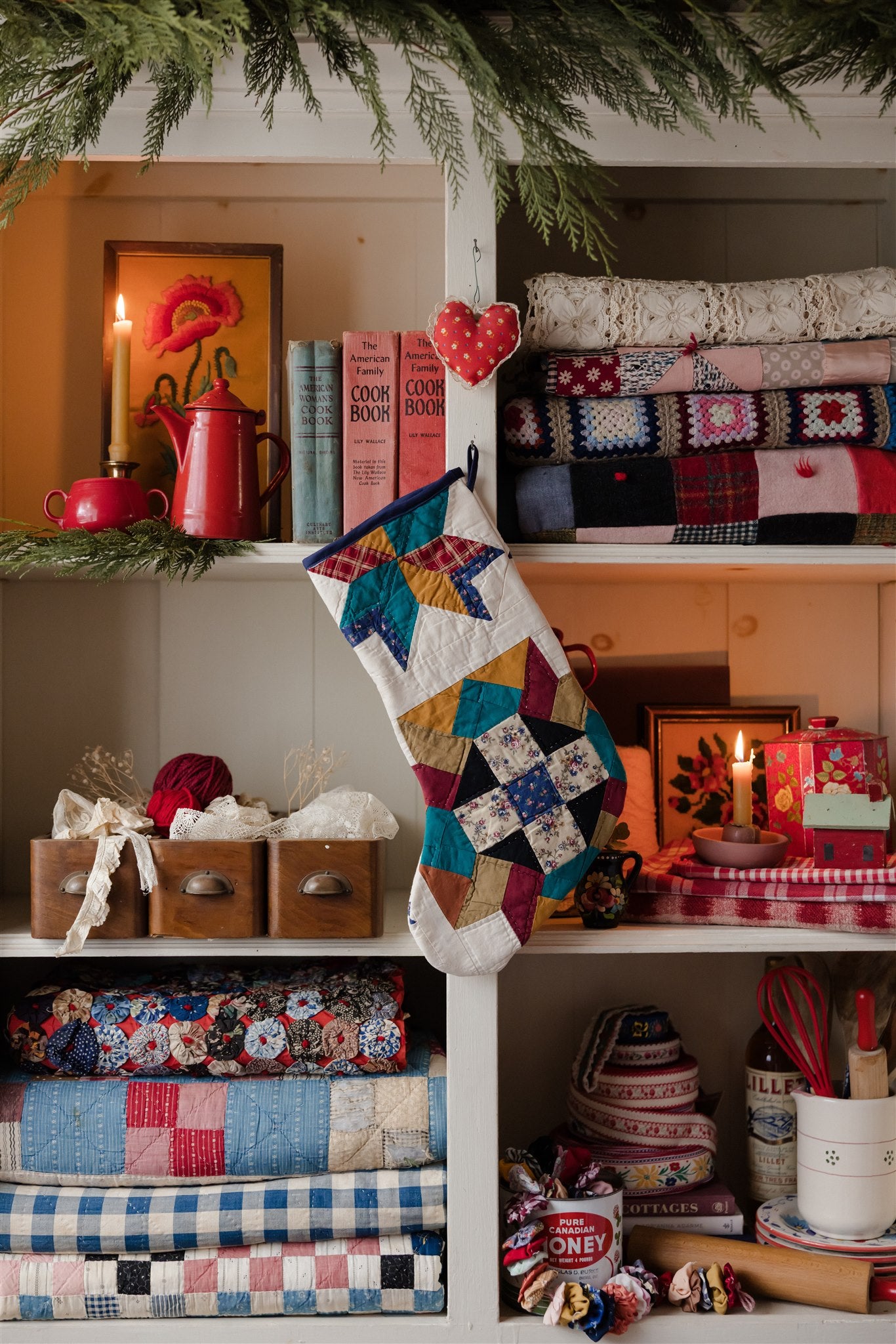 Heirloom Quilt Stocking