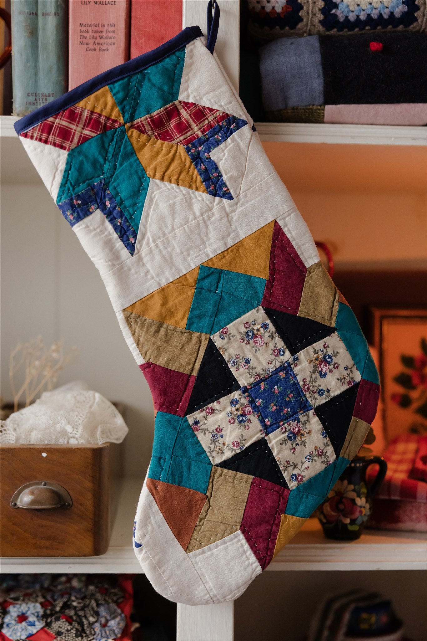 Heirloom Quilt Stocking