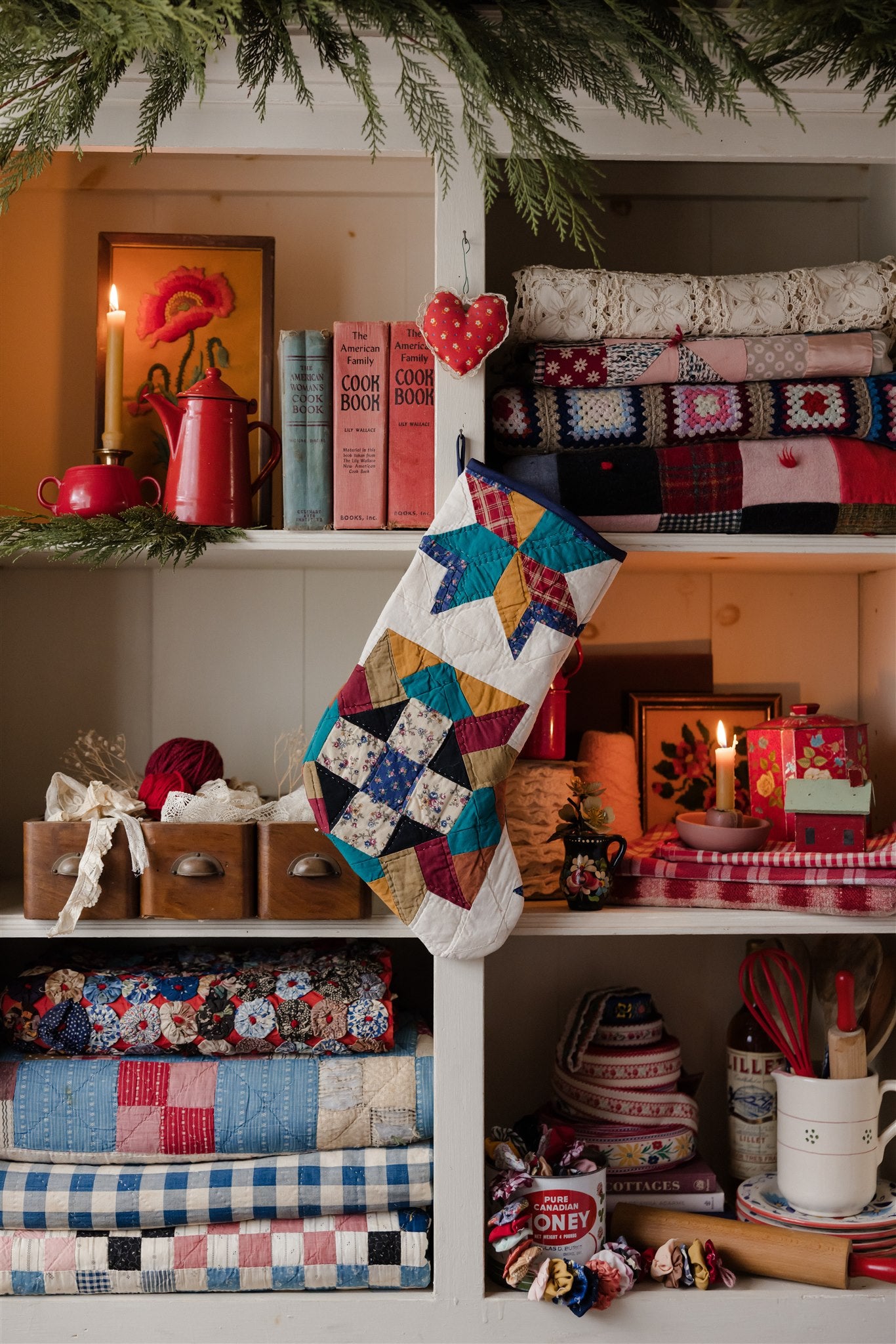 Heirloom Quilt Stocking