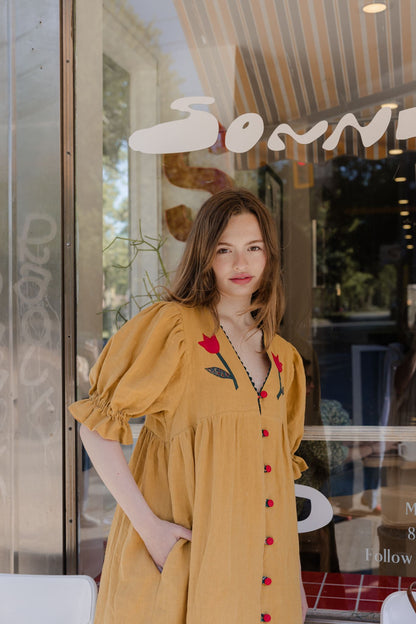 The Devon Dress | Saffron