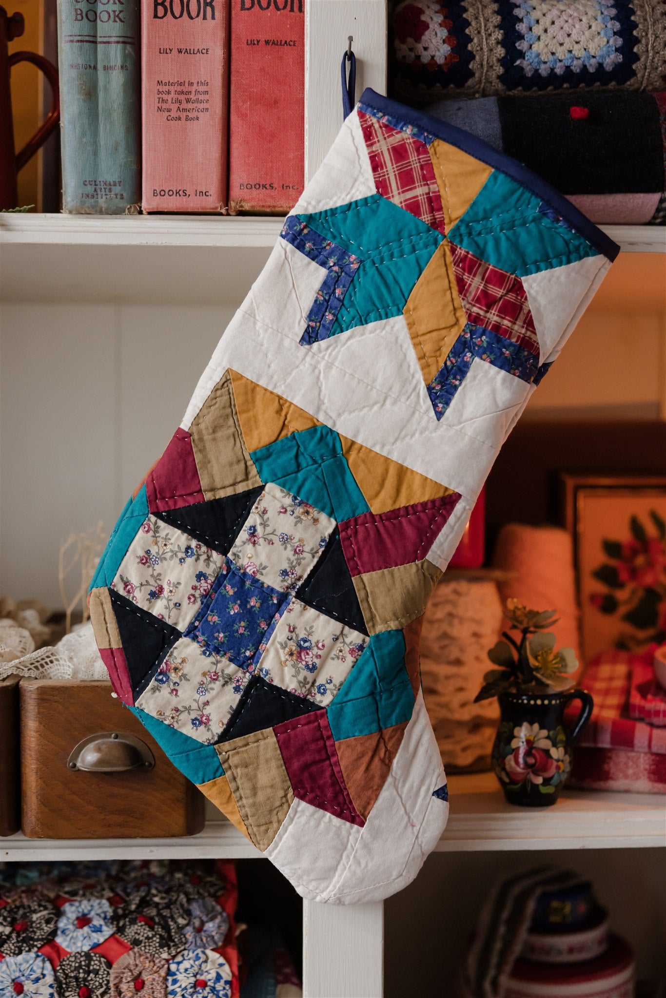Heirloom Quilt Stocking