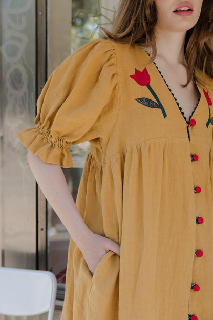 The Devon Dress | Saffron