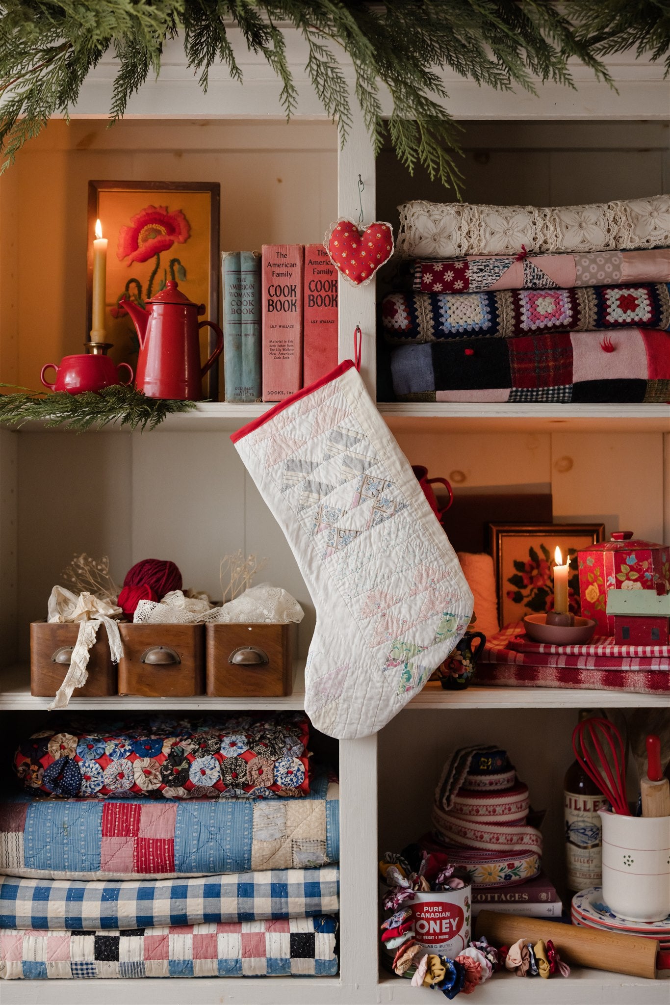 Heirloom Quilt Stocking