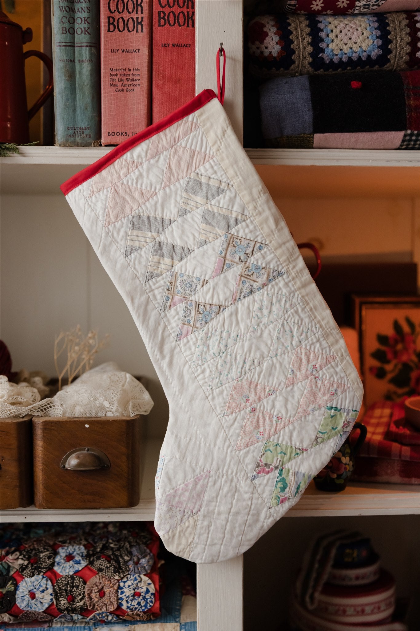 Heirloom Quilt Stocking