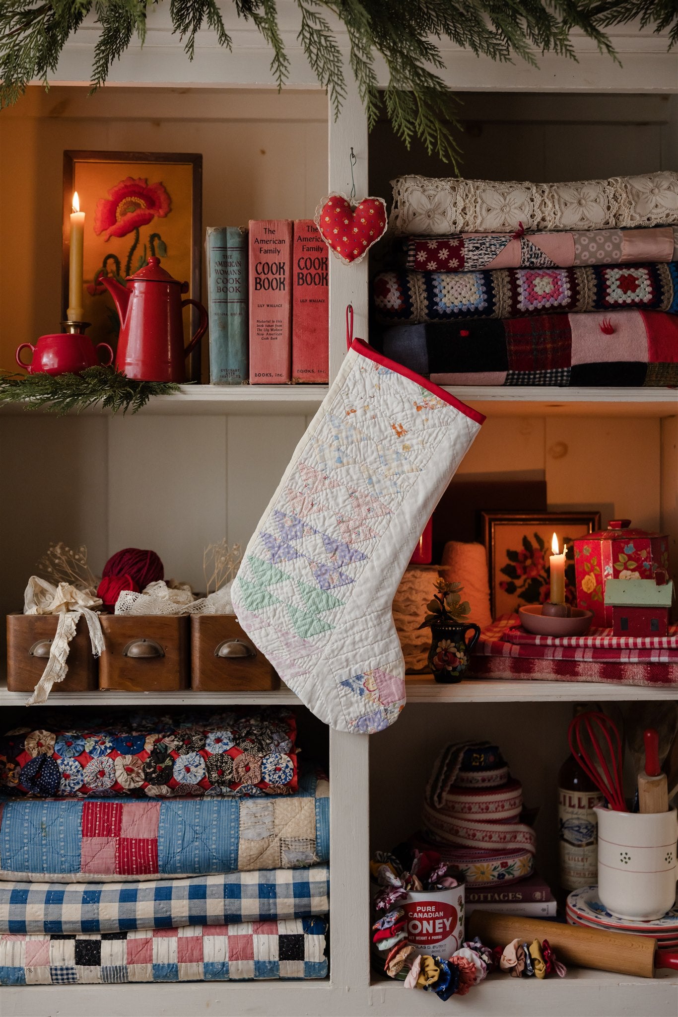 Heirloom Quilt Stocking