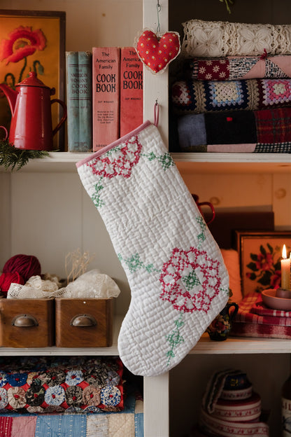 Heirloom Quilt Stocking