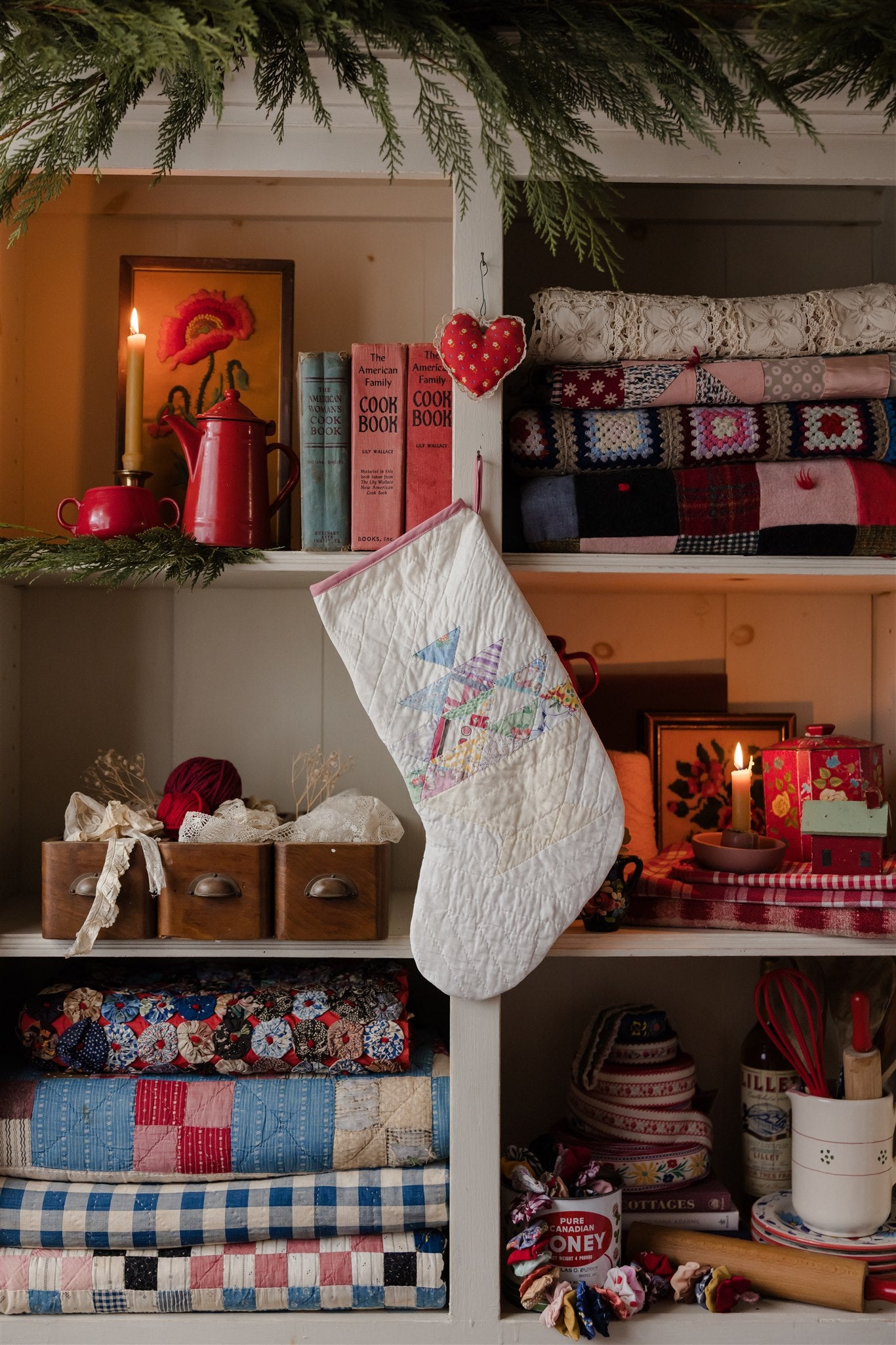 Heirloom Quilt Stocking