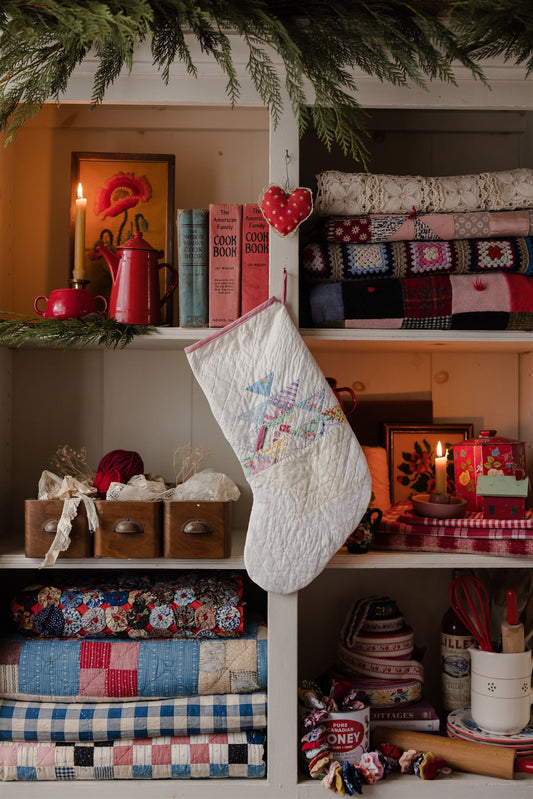 Heirloom Quilt Stocking