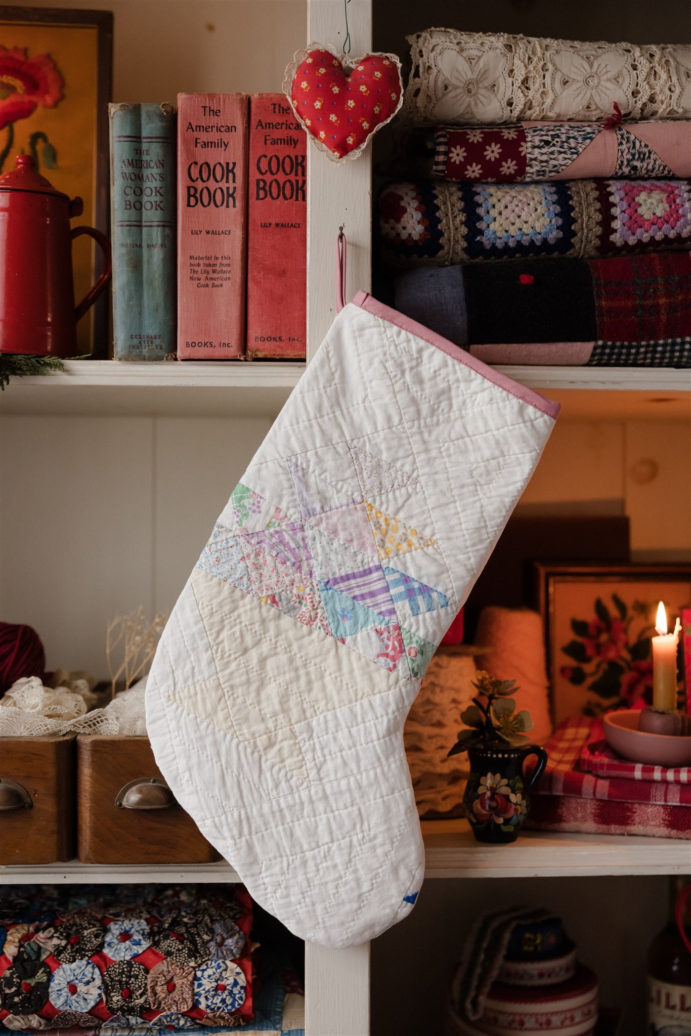Heirloom Quilt Stocking