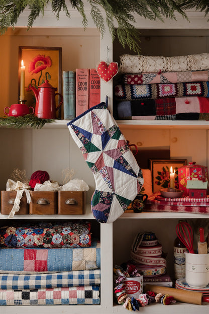 Heirloom Quilt Stocking
