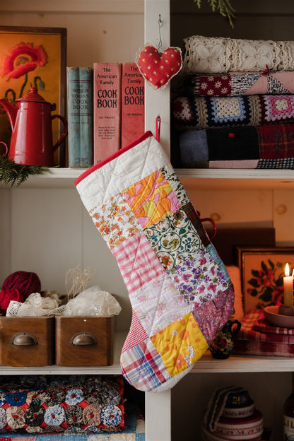 Heirloom Quilt Stocking