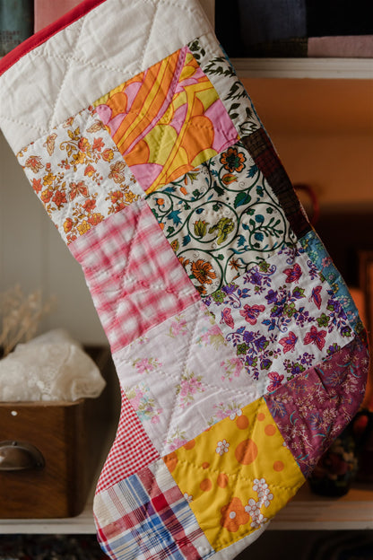 Heirloom Quilt Stocking