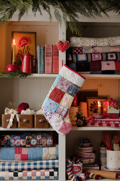 Heirloom Quilt Stocking