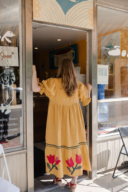 The Devon Dress | Saffron
